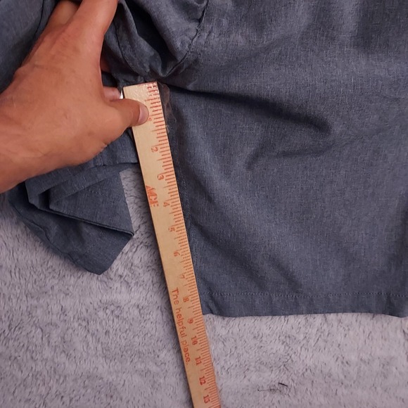 Volcom Shorts Men 32 Performance 4 Way Stretch Hybrid Surf Turf Walk Blue Casual - Picture 10 of 11